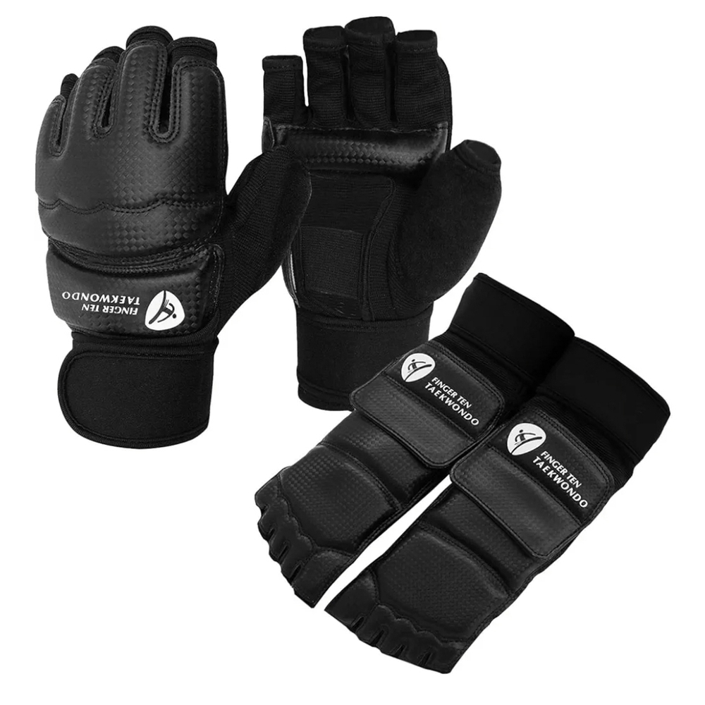 Black Martial Arts Gloves